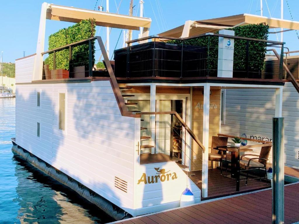 Floating Sea House Aurora Villa Portoroz Exterior photo