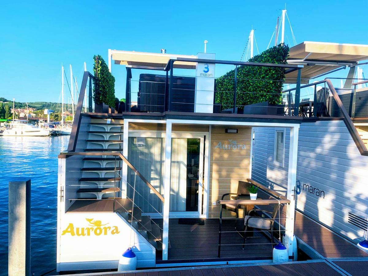 Floating Sea House Aurora Villa Portoroz Exterior photo